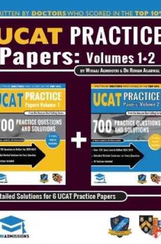 Cover of UCAT Practice Papers Volumes One & Two