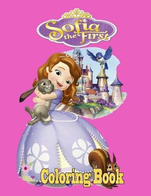 Book cover for Sofia the first coloring book