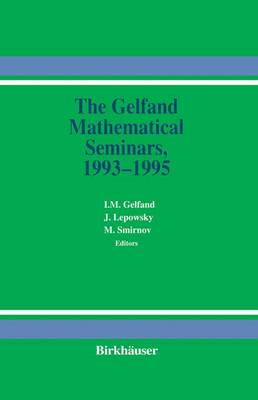 Cover of The Gelfand Mathematical Seminars, 1993-1995