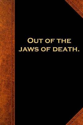 Book cover for 2019 Weekly Planner Shakespeare Quote Jaws Of Death 134 Pages