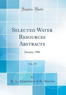 Book cover for Selected Water Resources Abstracts, Vol. 19