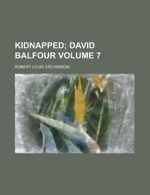 Book cover for Kidnapped Volume 7