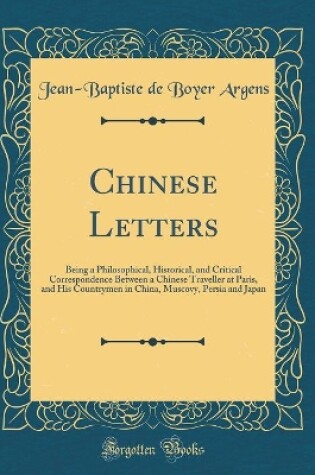 Cover of Chinese Letters