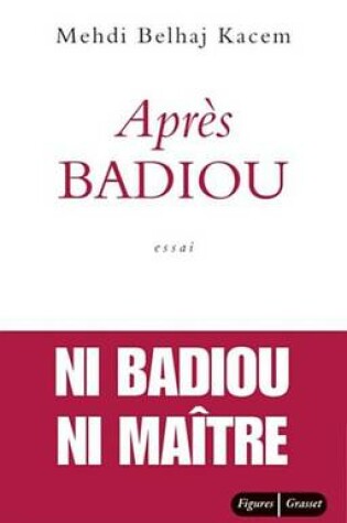 Cover of Apres Badiou