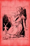 Book cover for Alice in Wonderland Journal - Alice and The White Rabbit (Red)