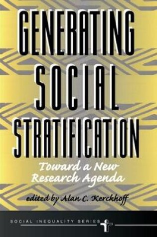 Cover of Generating Social Stratification