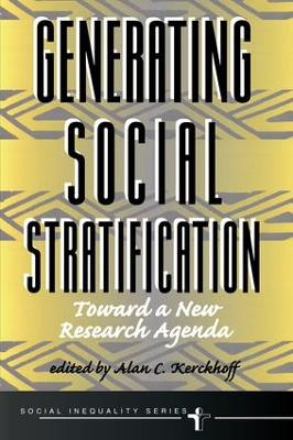 Book cover for Generating Social Stratification