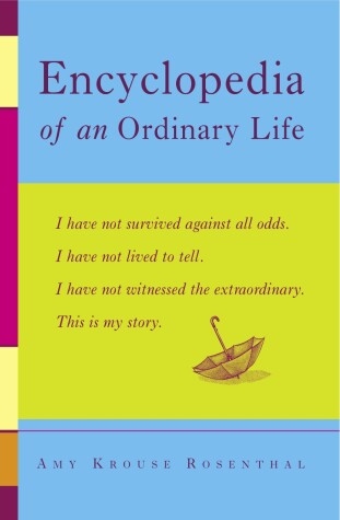 Book cover for Encyclopedia Of An Ordinary Life