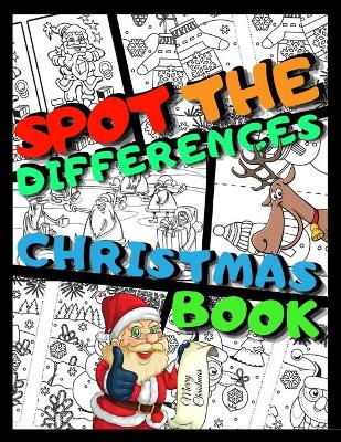 Book cover for Spot the Differences Christmas Book