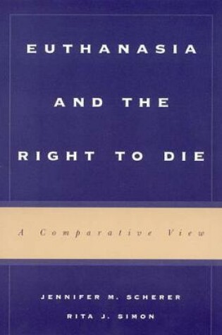 Cover of Euthanasia and the Right to Die