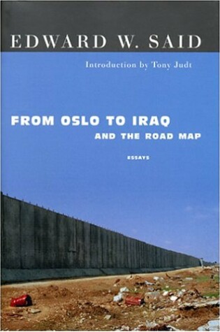 Cover of From Oslo to Iraq and the Road Map