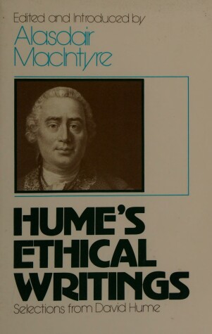 Book cover for Hume's Ethical Writings