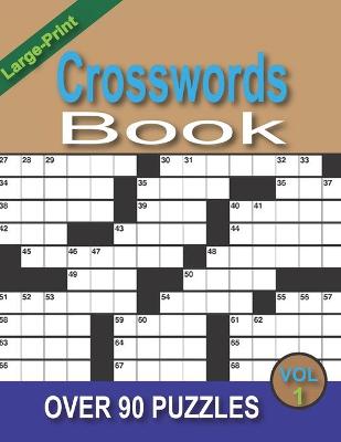 Book cover for Large-Print Crosswords Book