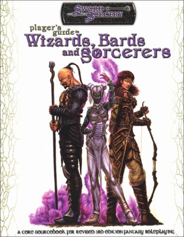 Book cover for Player's Guide to Wizards, Bards and Sorcerers
