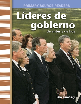 Book cover for Líderes de gobierno de antes y de hoy (Government Leaders Then and Now)