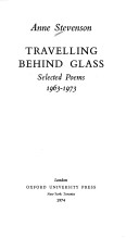 Book cover for Travelling Behind Glass