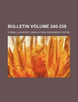 Book cover for Bulletin Volume 240-258