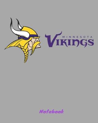 Book cover for Minnesota Vikings notebook