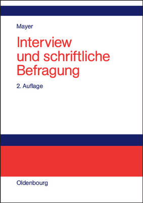 Book cover for Interview Und Schriftliche Befragung