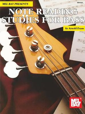 Book cover for Note Reading Studies For Bass