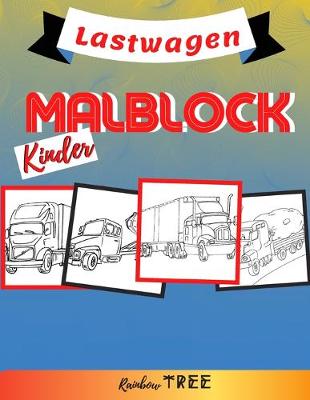 Book cover for Kinder Malblock - Lastwagen