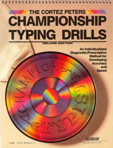 Book cover for Cortez Peters Championship Typing Drills