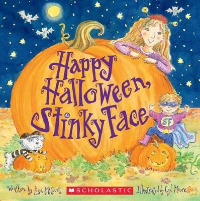 Book cover for Happy Halloween, Stinky Face