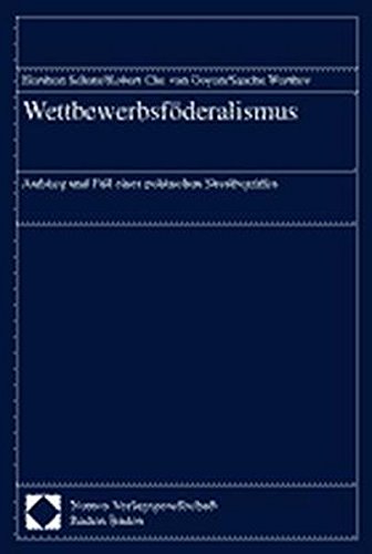 Book cover for Wettbewerbsfoderalismus