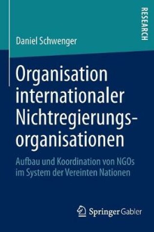 Cover of Organisation internationaler Nichtregierungsorganisationen