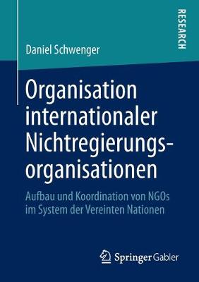 Book cover for Organisation internationaler Nichtregierungsorganisationen