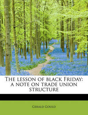 Book cover for The Lesson of Black Friday