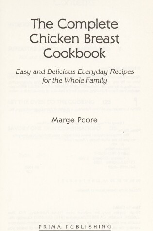 Cover of The Complete Chicken Breast Cookbook