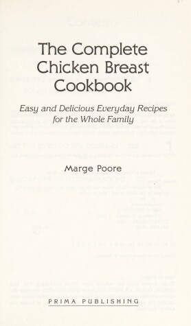 Book cover for The Complete Chicken Breast Cookbook