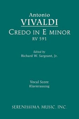 Cover of Credo in E Minor, RV 591