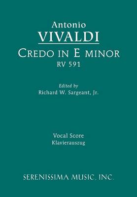 Book cover for Credo in E Minor, RV 591