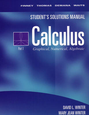 Book cover for Student Solution Manual Part 1