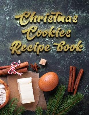 Book cover for Christmas cookies recipe book