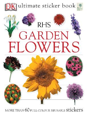 Book cover for RHS Garden Flowers Ultimate Sticker Book