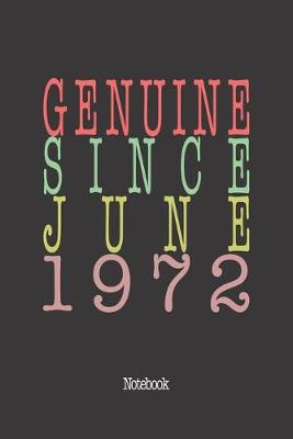 Book cover for Genuine Since June 1972