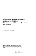 Book cover for Ownership and Performance in Electric Utilities