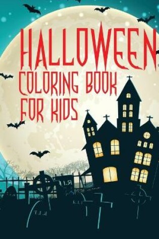 Cover of Halloween coloring book for kids