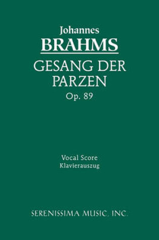 Cover of Gesang der Parzen, Op.89