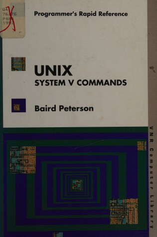 Cover of Unix System V Commands