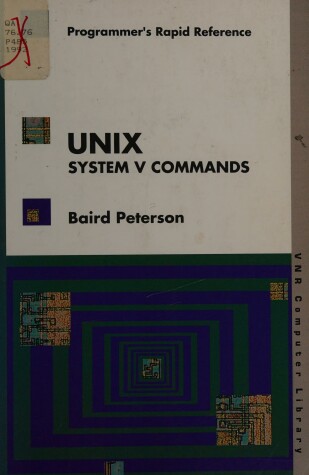 Cover of Unix System V Commands