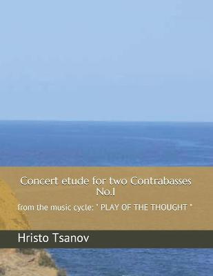 Book cover for Concert etude for two Contrabasses No.1