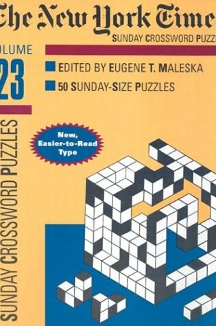 Cover of New York Times Sunday Crossword Pu