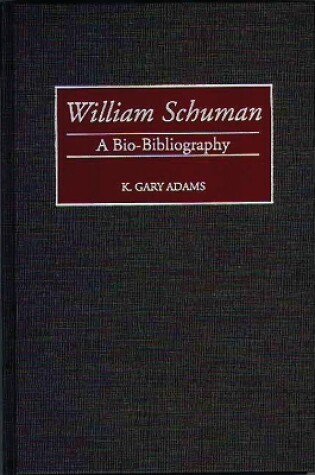 Cover of William Schuman