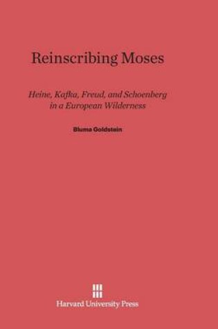 Cover of Reinscribing Moses