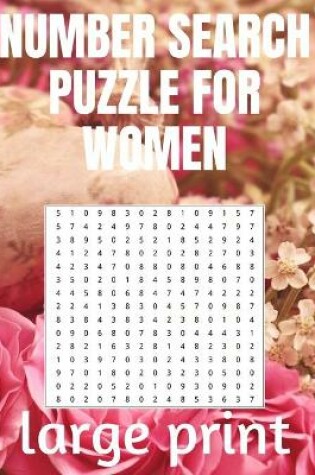 Cover of Number Search Puzzle for women