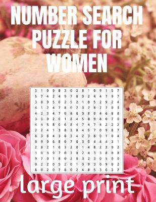 Book cover for Number Search Puzzle for women